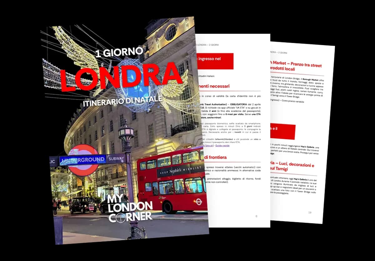 Itinerario di Londra a Natale in 1 Giorno